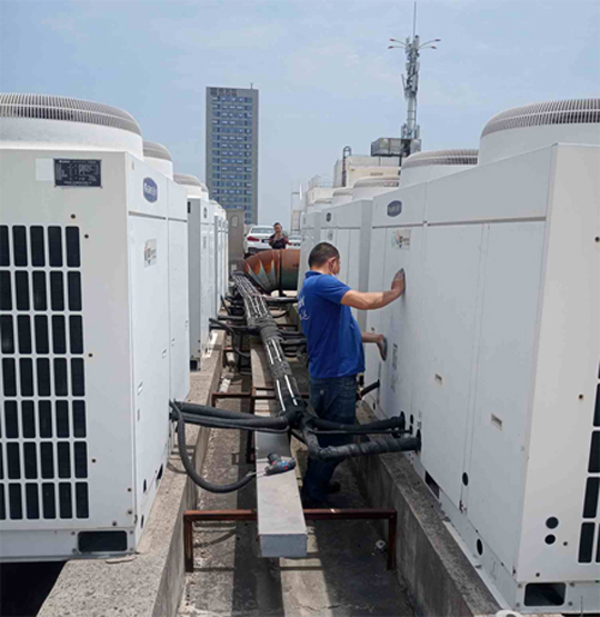 澄城中央空调制热和不制冷系统维修方法